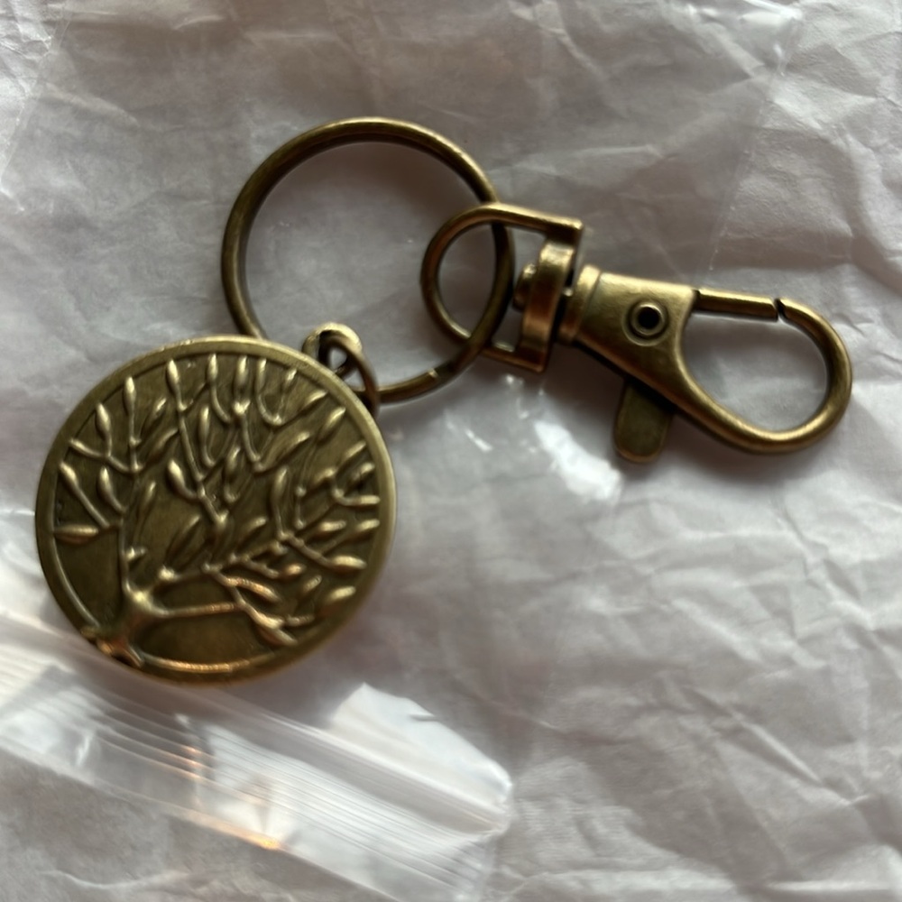 💝Inspirational Keychain with Bronze Clip